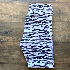 High-Waisted printed cold weather legging. Eye catching pattern.